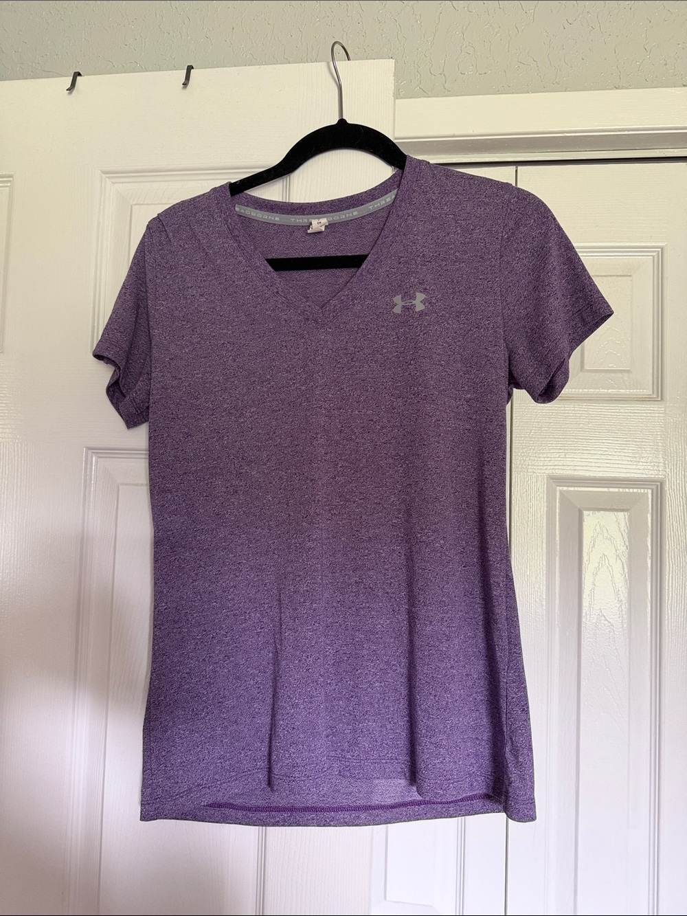 Under Armour Purple V-Neck Women's Performance Tee